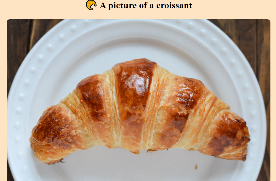 Croissant project preview